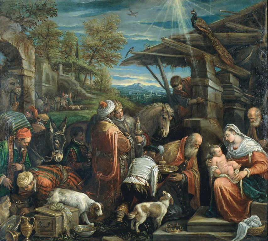 Adorazione dei Magi - Galleria Borghese, Roma, Jacopo da Ponte, detto Bassano